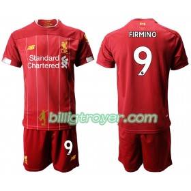 Billige Fotballdrakter Liverpool FIRMINO 9 Barn Hjemmedraktsett 2019/20 Kortermet